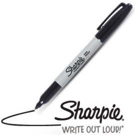 Sharpie Noir pointe fine