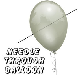 Aiguille à travers le ballon