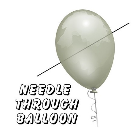 Aiguille à travers le ballon - Needle Thru Balloon