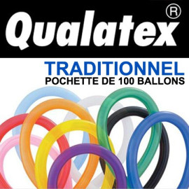 Ballons Qualatex 260Q Traditionnel (x100)