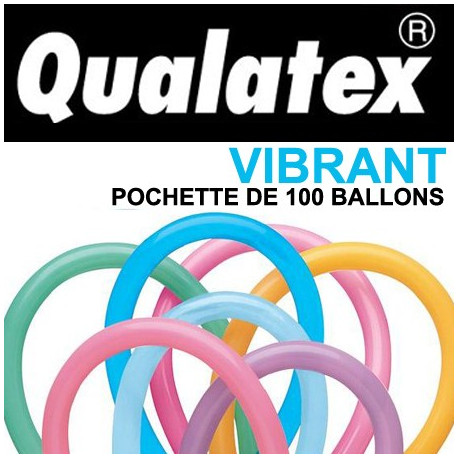 Ballons Qualatex 260Q Vibrant (x100)