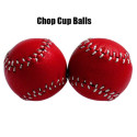 Balles rouges en cuir pour Chop Cup
