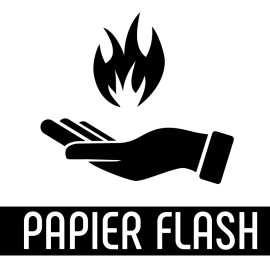 Papier flash 1 Feuille 20 X 25 cm - Le Bazar de la magie