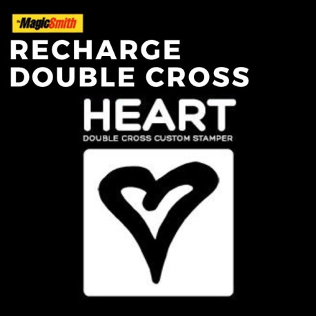 Recharge Double Cross Secret Stamper (Coeur)