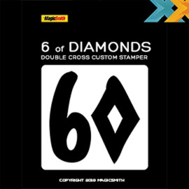 Tampon Double Cross - 6 de Carreau