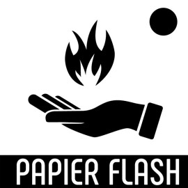 Papier Flash Couleur (Noir)