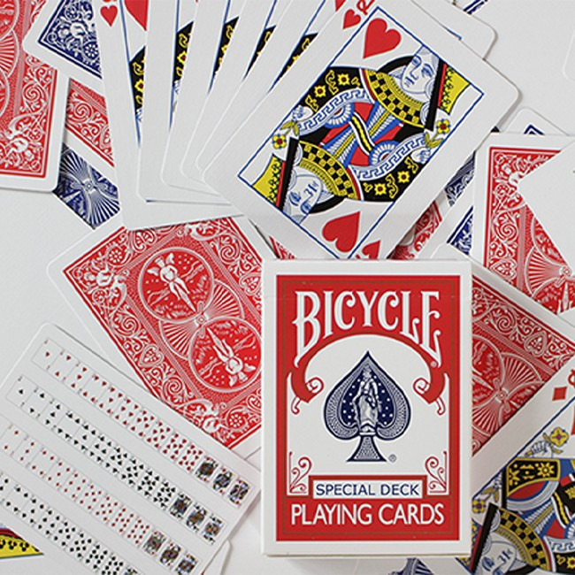2 de Carreau Rouge US Playing Card Company Jeu Bicycle à Forcer 