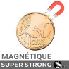 Pièce 50 Cts magnétique Super Strong